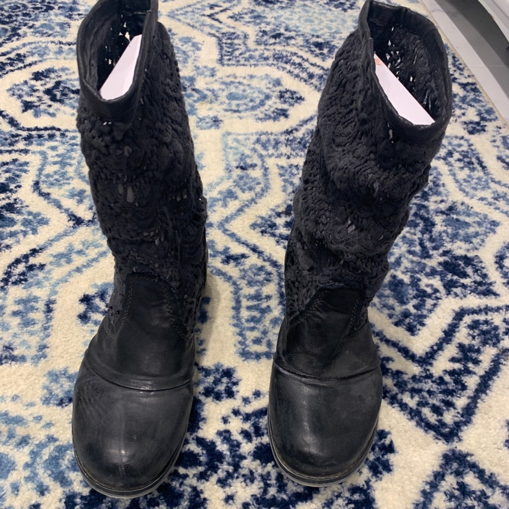 Free people crochet bootie